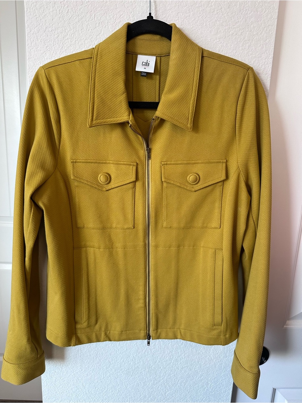 CAbi Touring Jacket #4117 Moss Gold Utility Jacket M